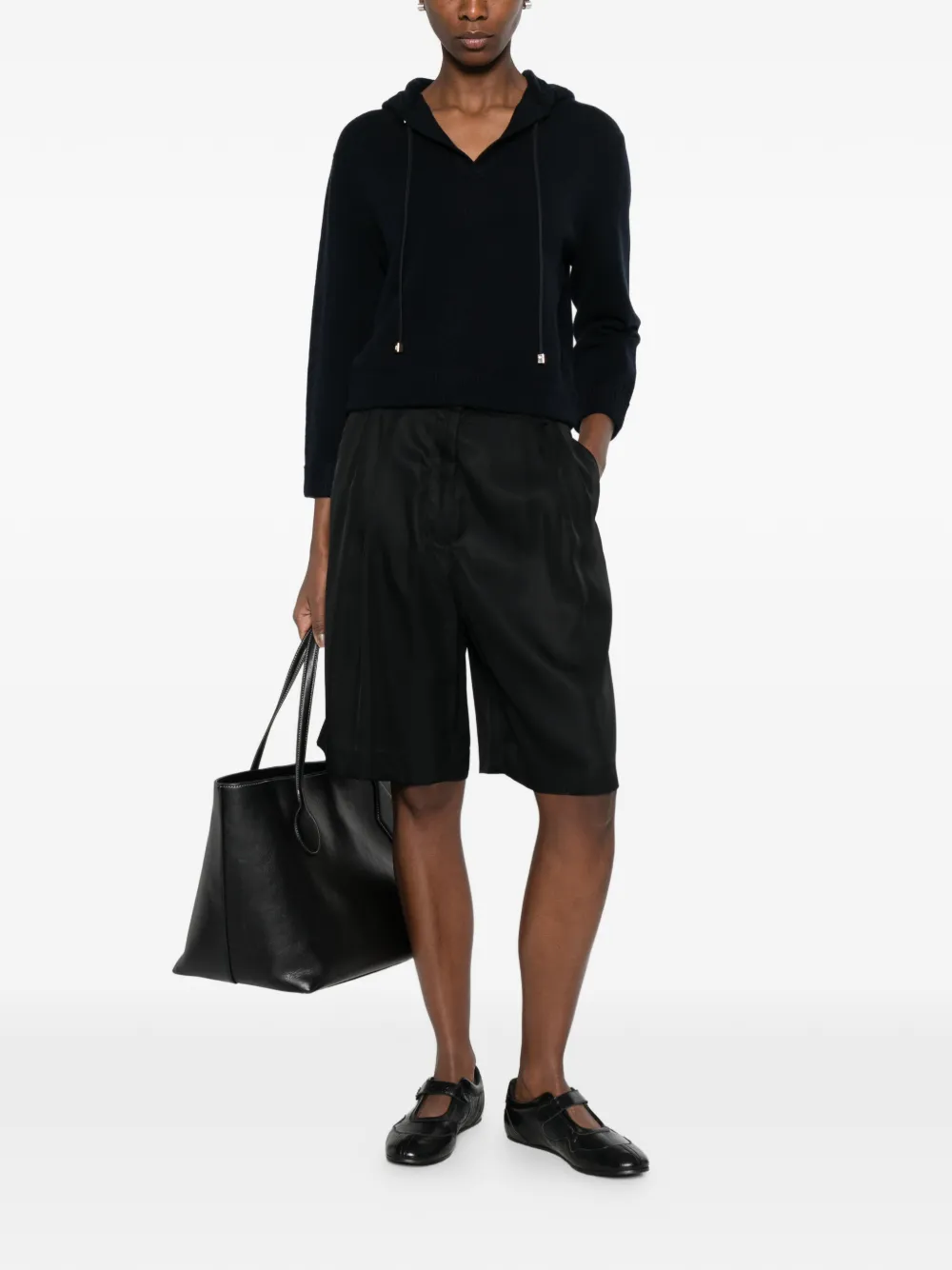 Dorothee Schumacher Modern Statements trui met capuchon en trekkoord Blauw