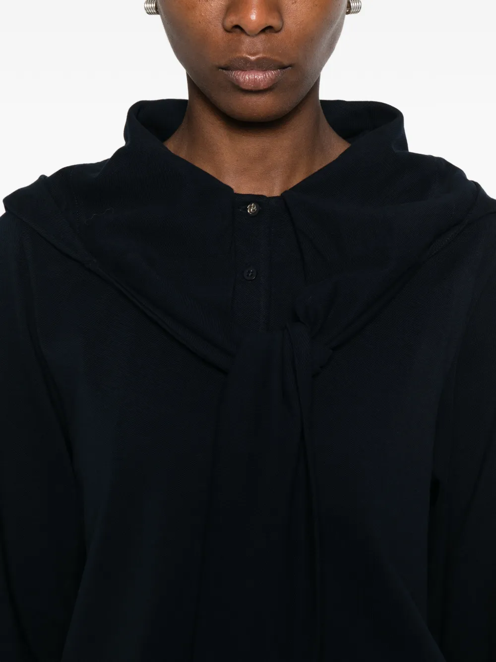 Sporty Romance Buttoned Top