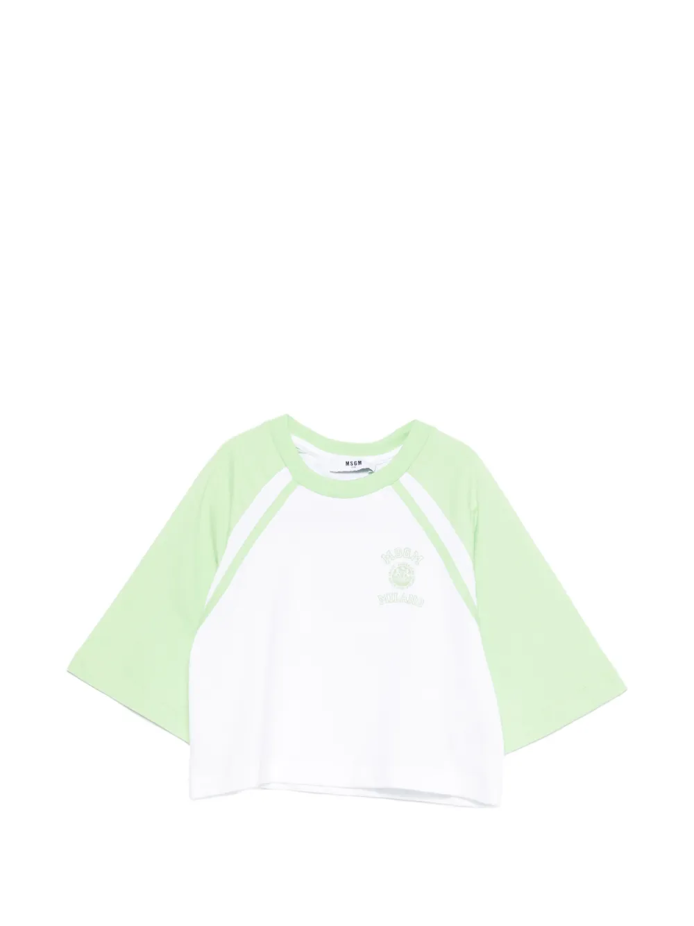MSGM Kids graphic T-shirt - Bianco