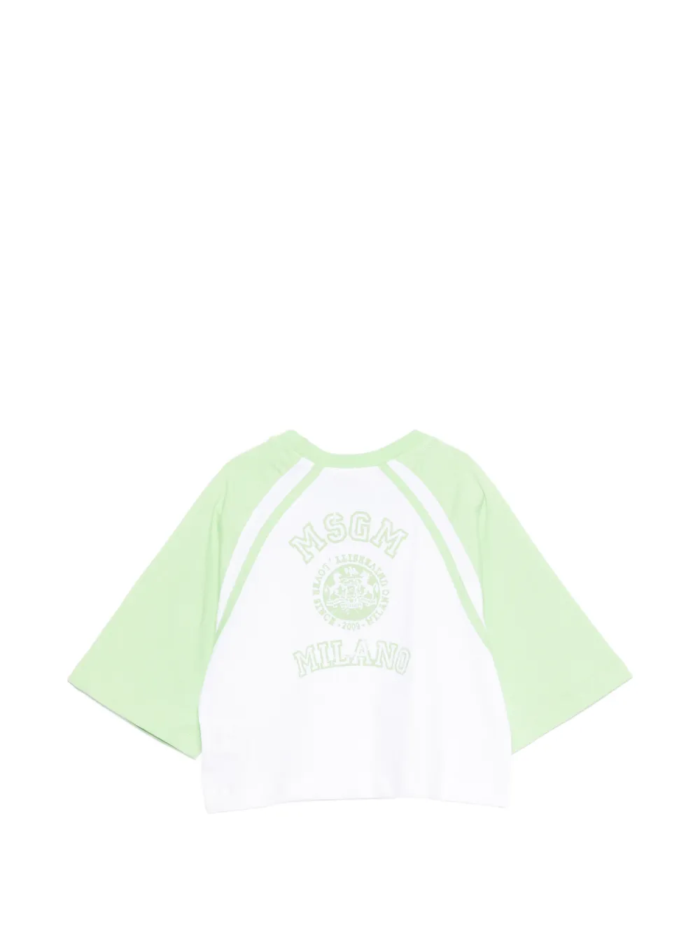 MSGM Kids Grafisch T-shirt Wit