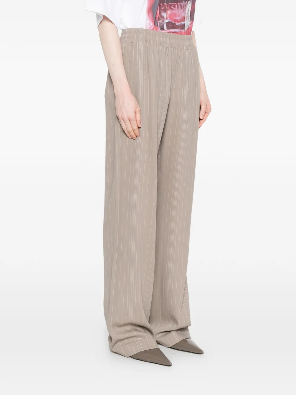 Golden Goose Brittany gestreepte broek Beige