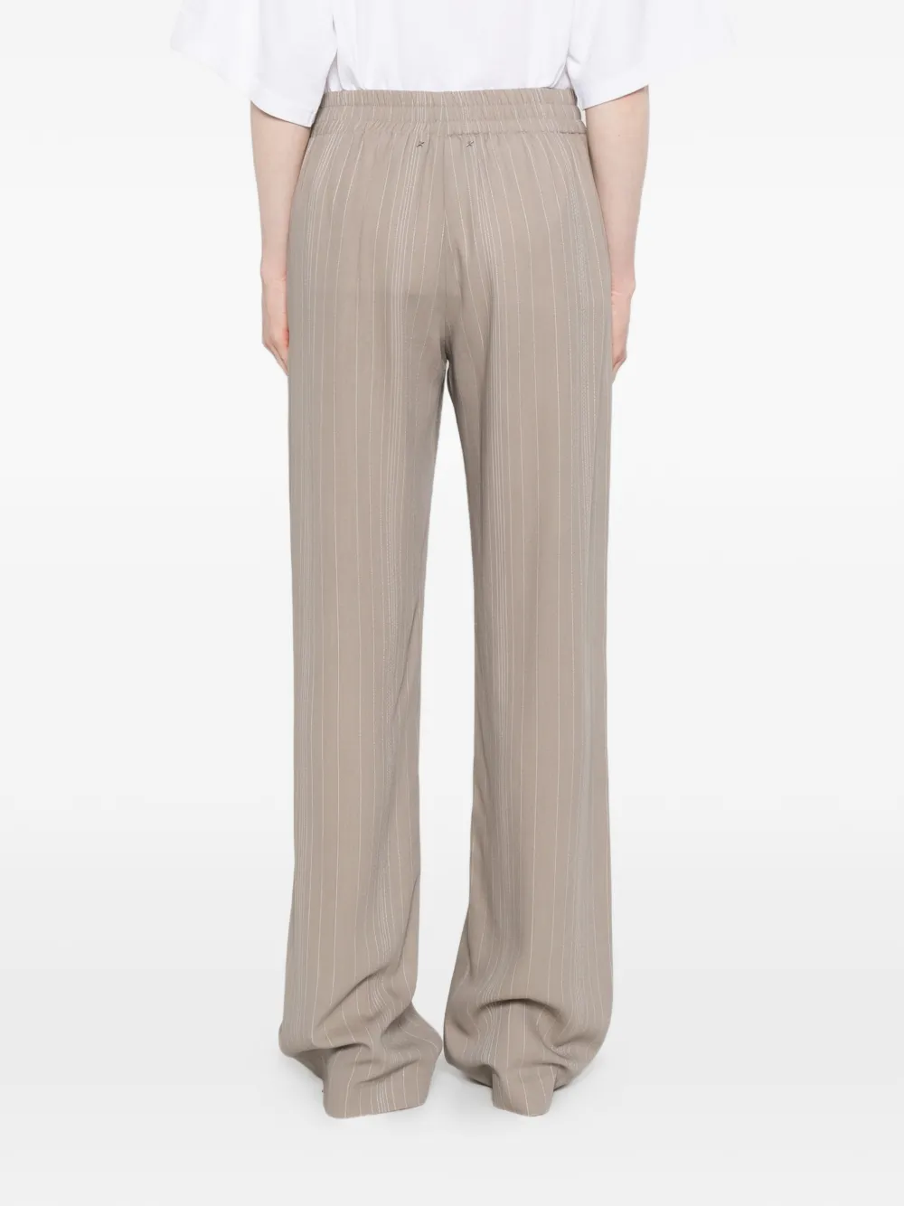Golden Goose Brittany gestreepte broek Beige