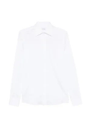Tagliatore Cannes バンドカラーシャツ | ホワイト | FARFETCH JP