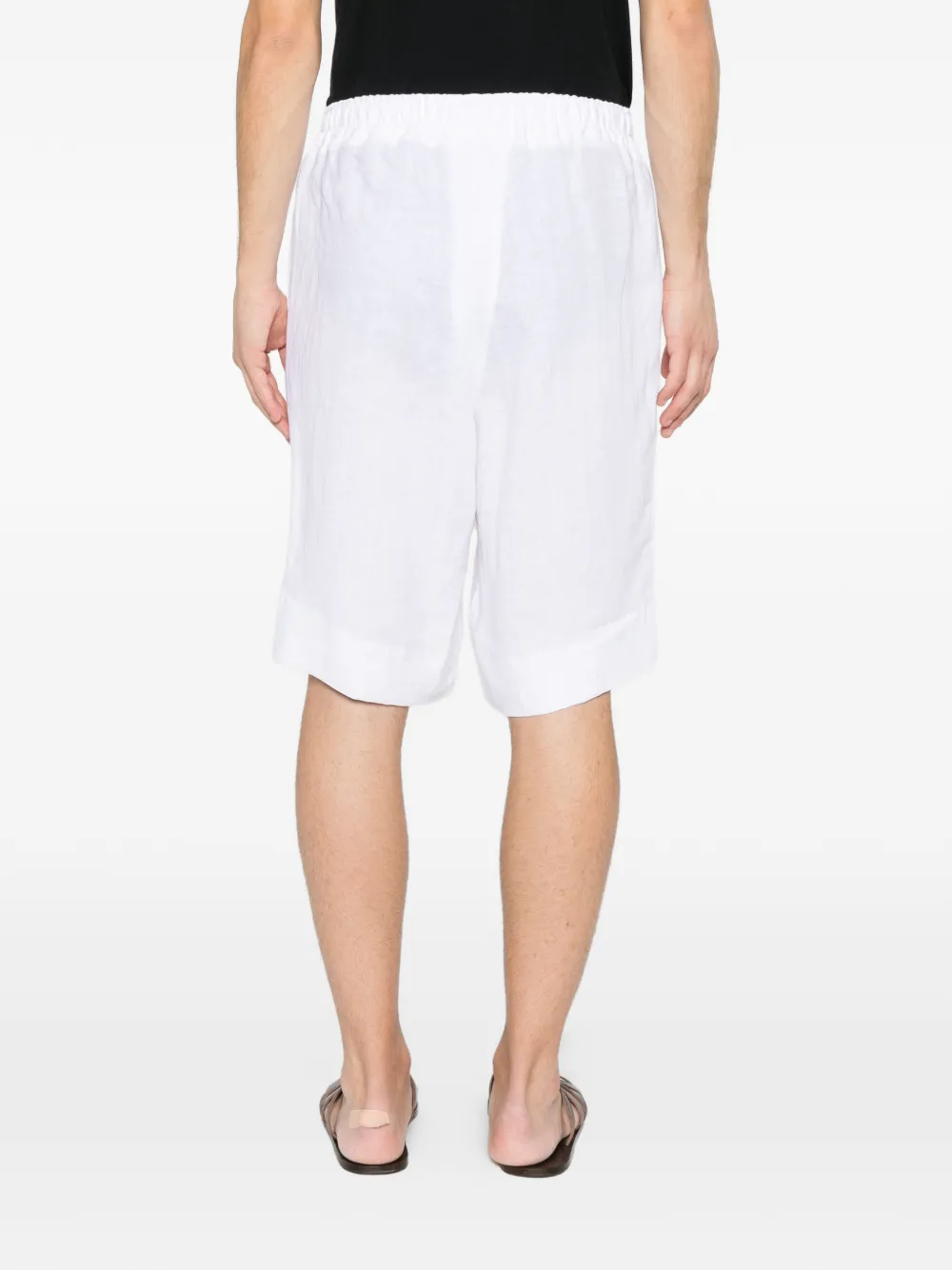 Kiton Shorts met trekkoord Wit