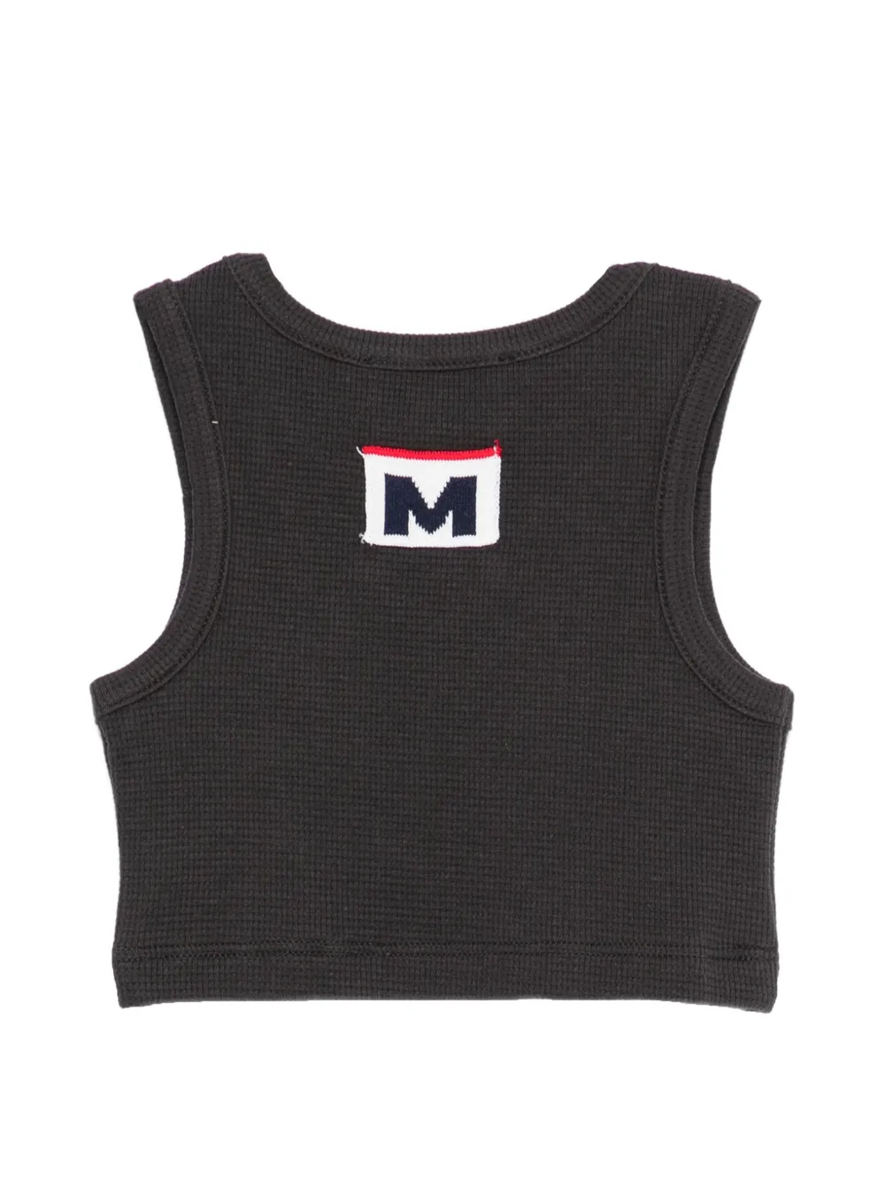  Msgm Kids Embroidered Top - Grey 