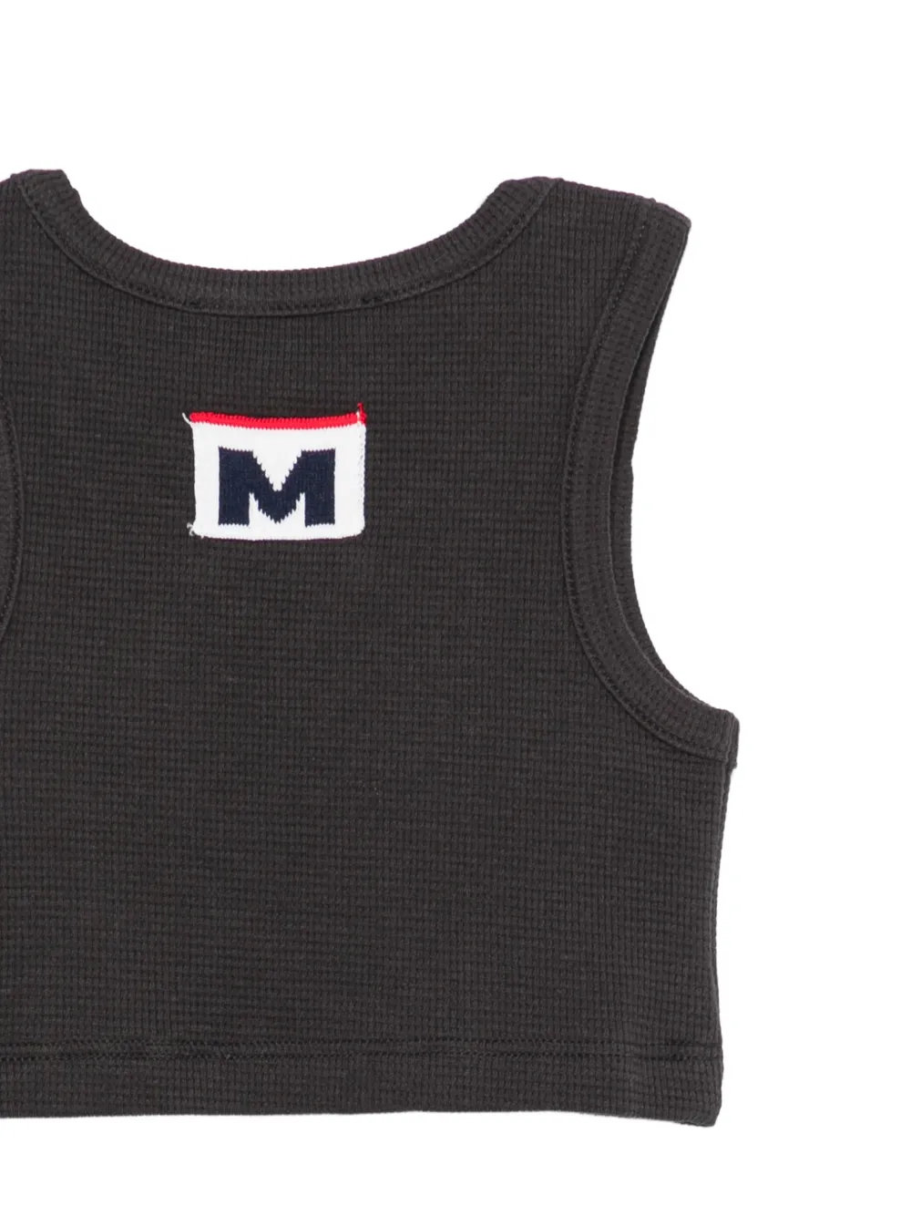  Msgm Kids Embroidered Top - Grey 