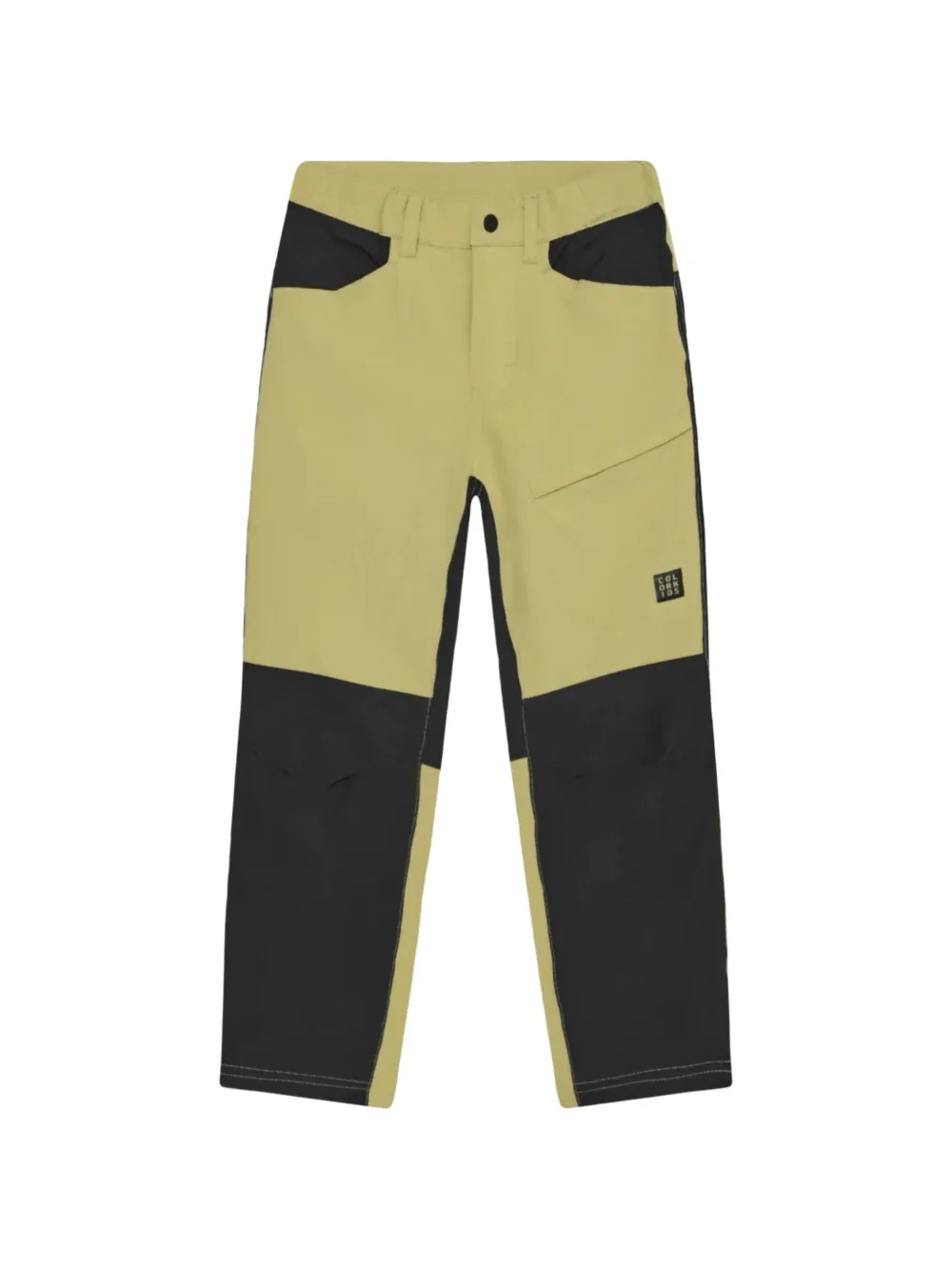 COLOR KIDS colour-block panelled trousers - Toni neutri