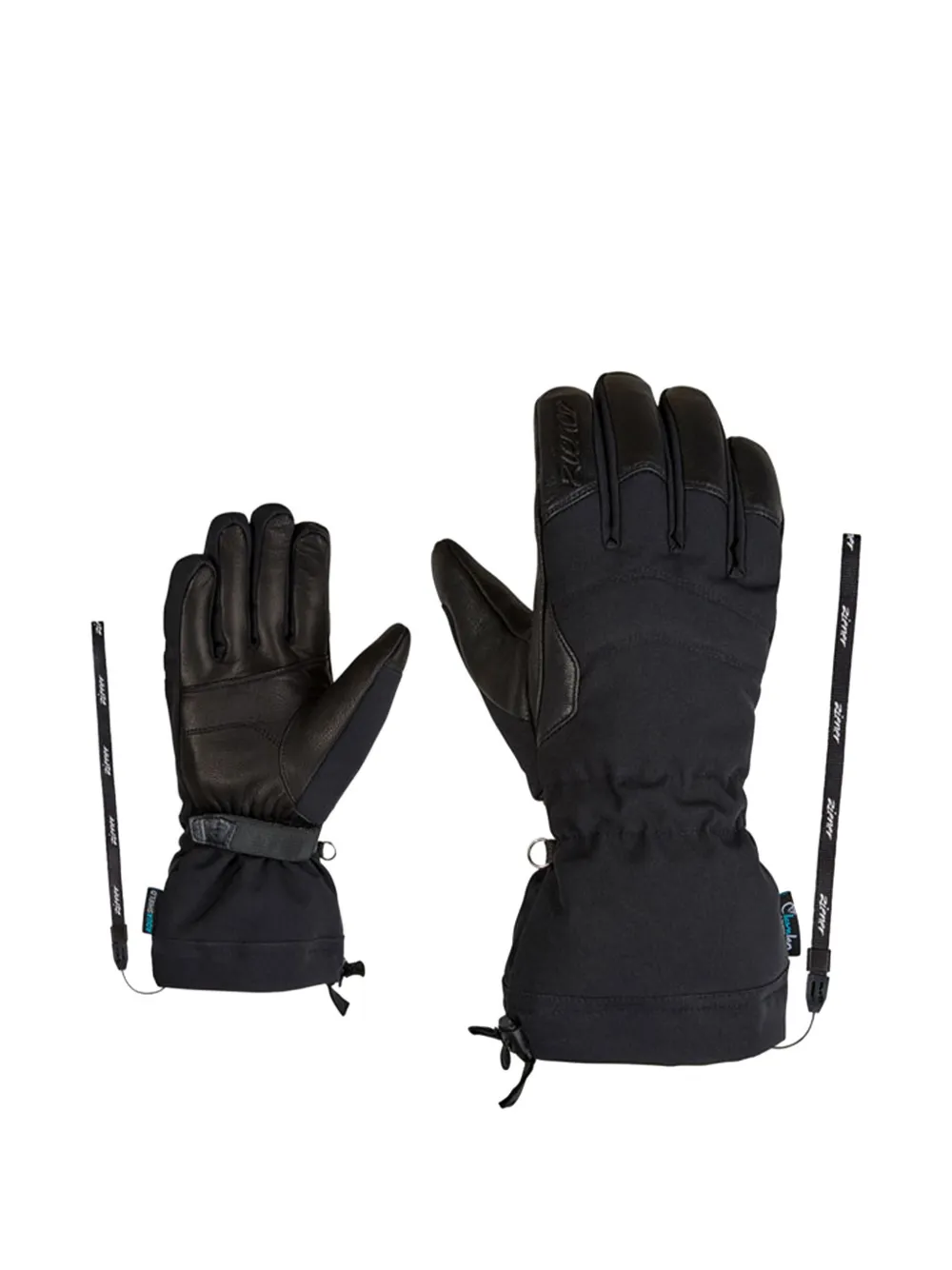  Ziener Kilatana Textured Gloves - Black 