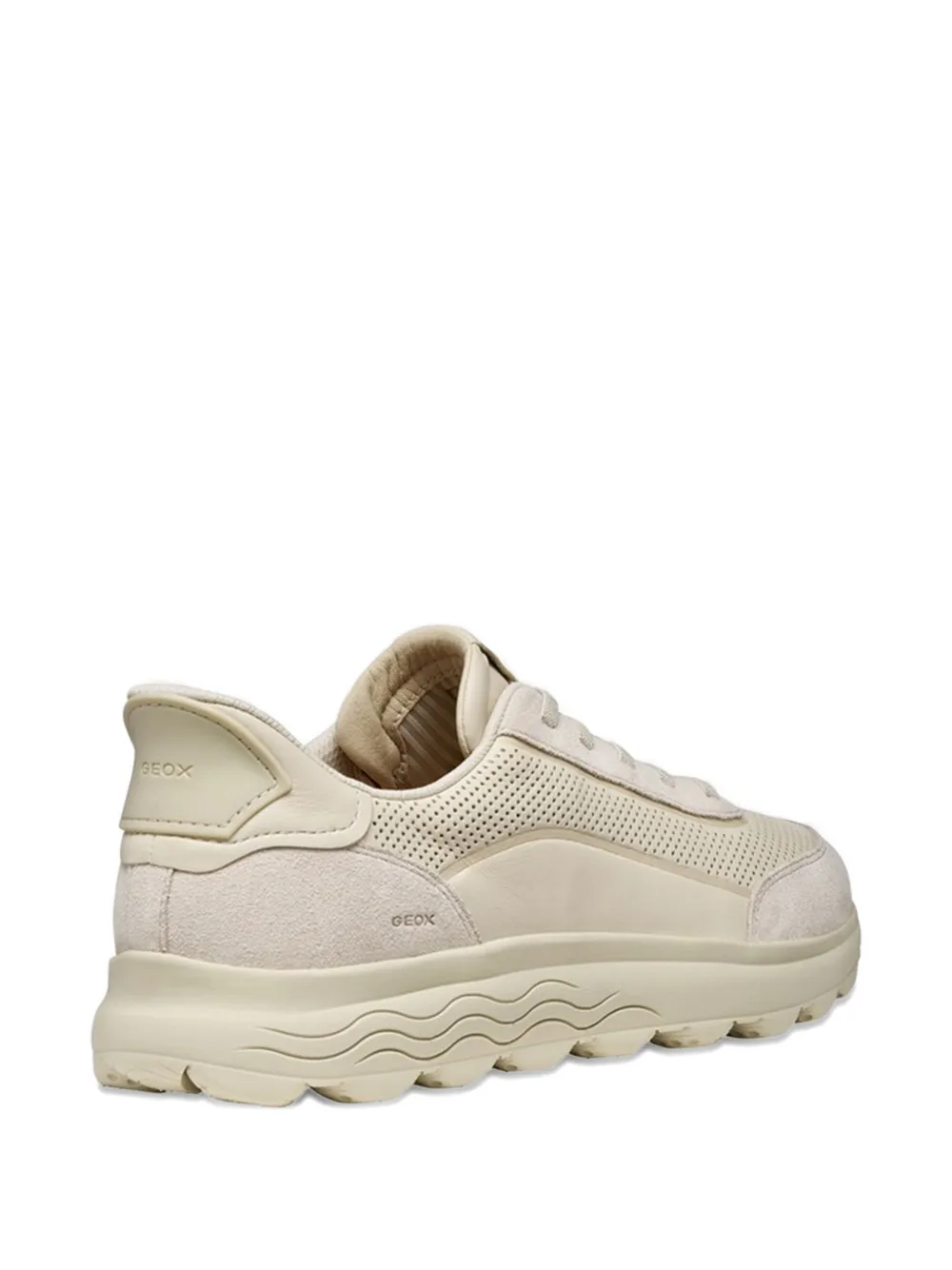 Geox Spherica Plus geperforeerde sneakers Beige