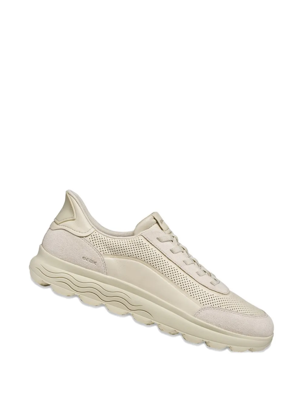 Geox Spherica Plus geperforeerde sneakers Beige