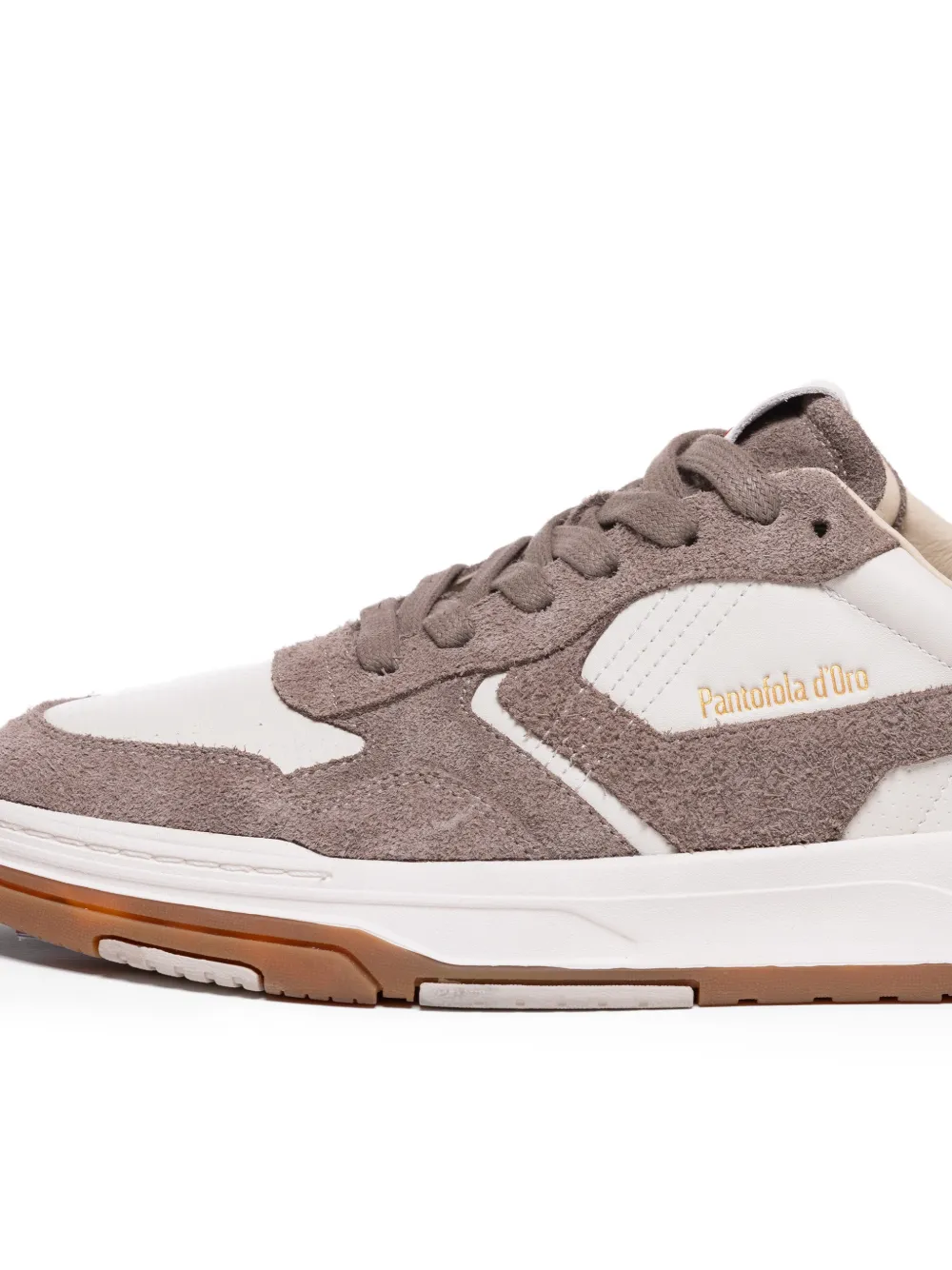 Pantofola D'oro Sprinta leren sneakers Bruin