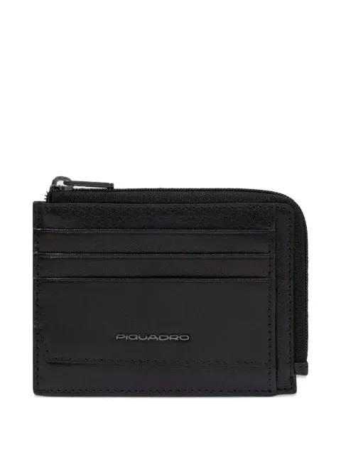 PIQUADRO zipped card holder