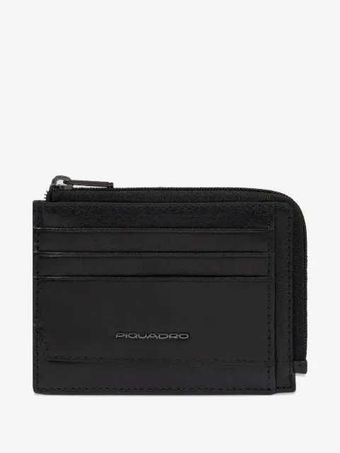 PIQUADRO zipped card holder