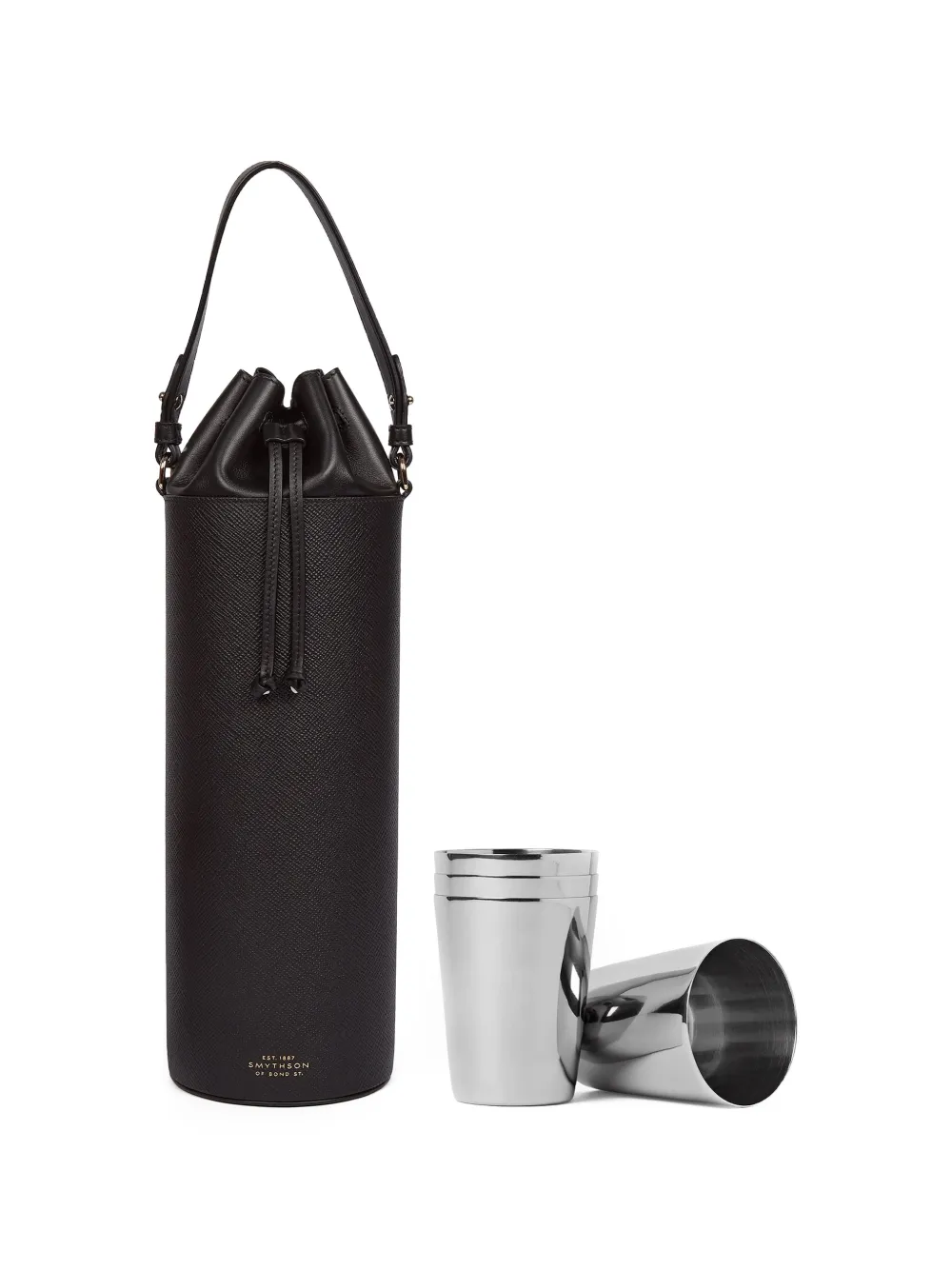 Panama Drawstring Wine Bag