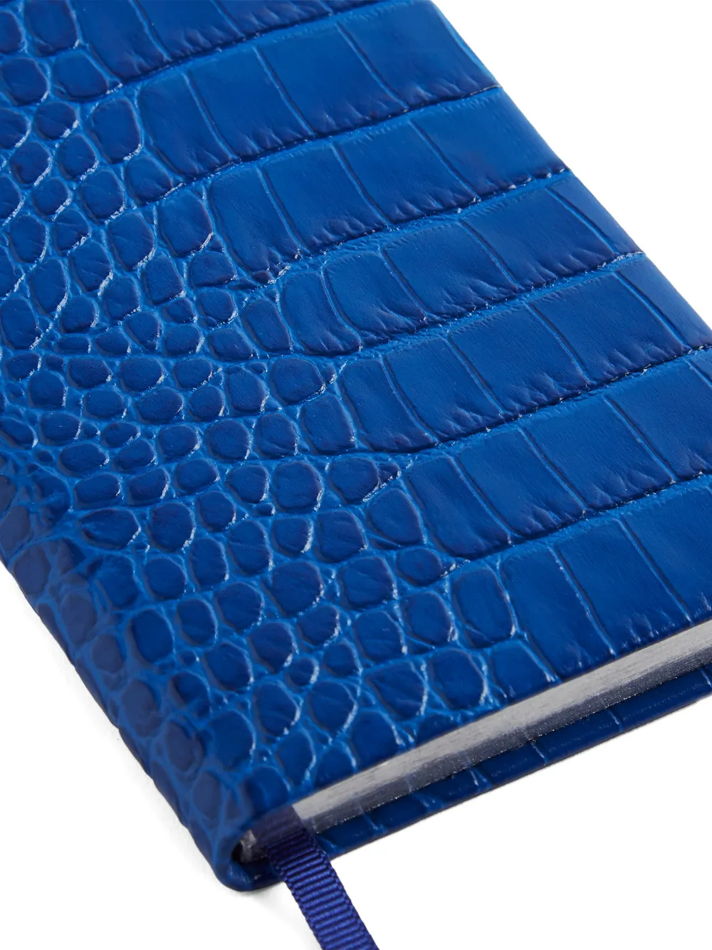  Smythson Mara Panama Notebook - Blue 