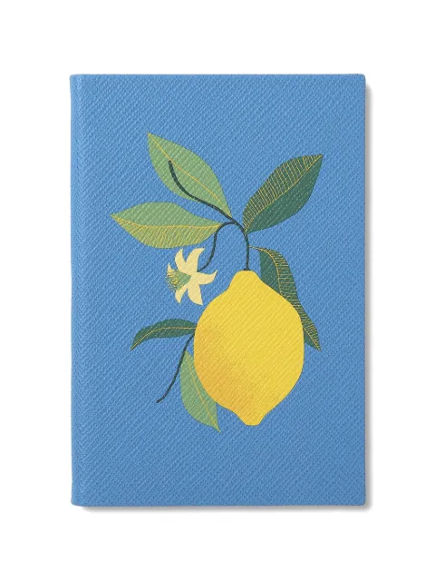 Smythson Lemon Chelsea notebook