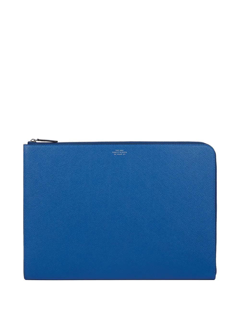Smythson Borsa porta pc Panama grande - Blu