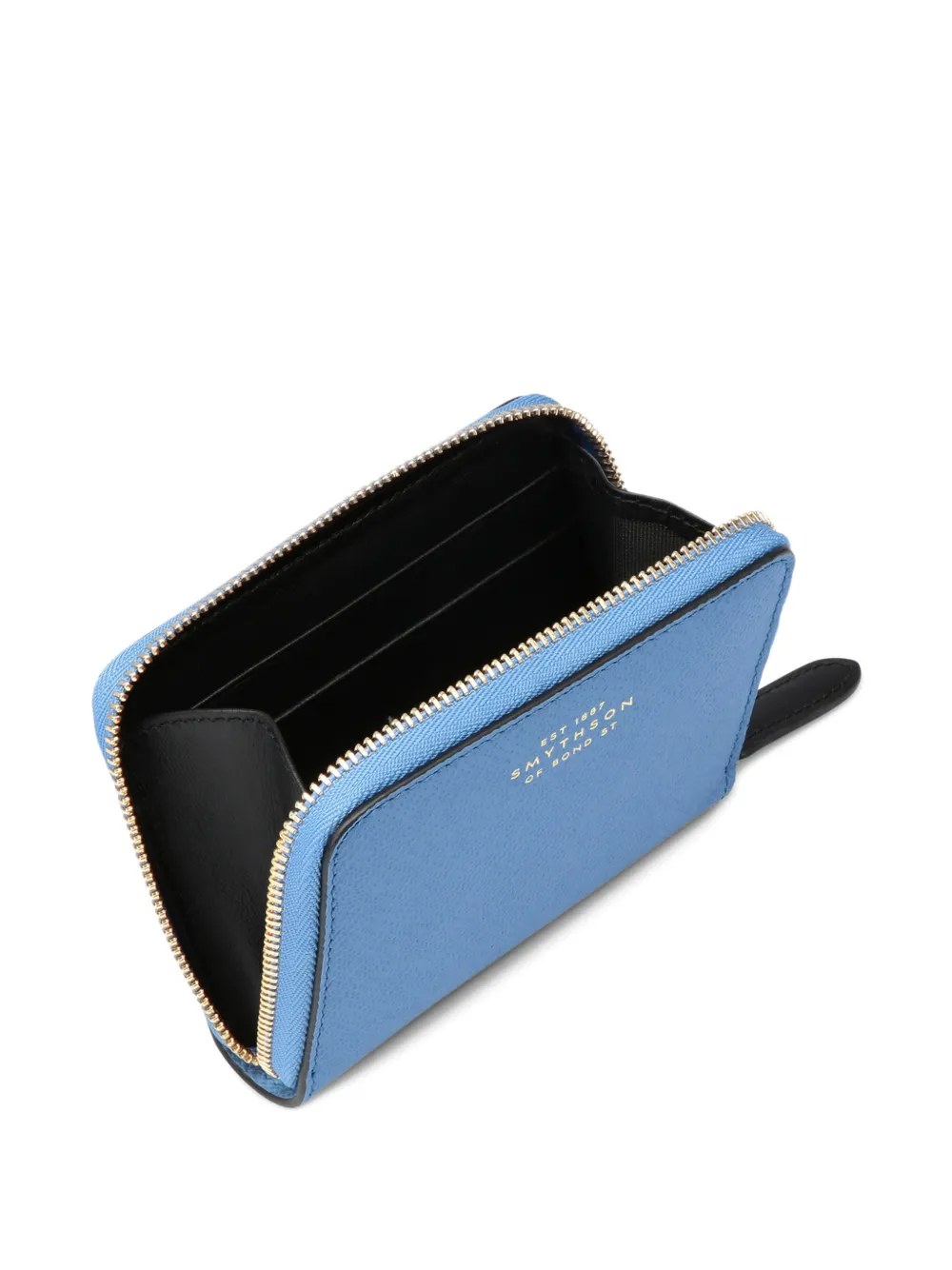 小物 Smython PANAMA WALLLET Smythson Small Panama zip-around Wallet | Blue | FARFETCH ZA