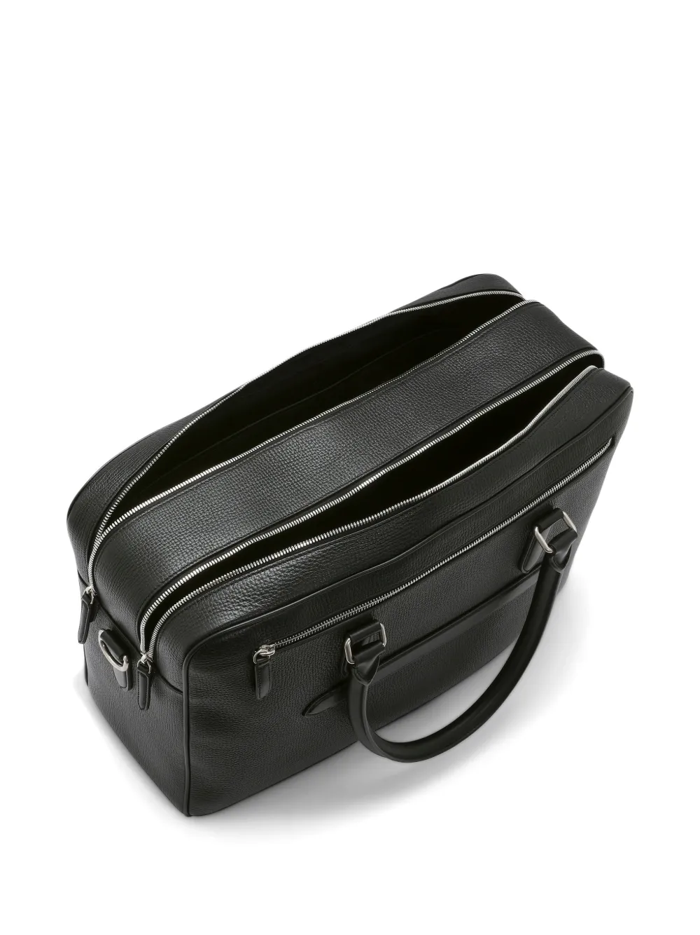 Smythson Reistas met rits Zwart