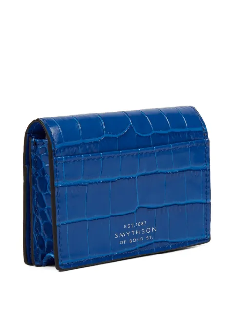 Smythson Mara snap-closure cardholder