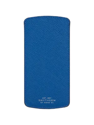 Smythson panama-leather Passport Cover | Blue | FARFETCH CZ