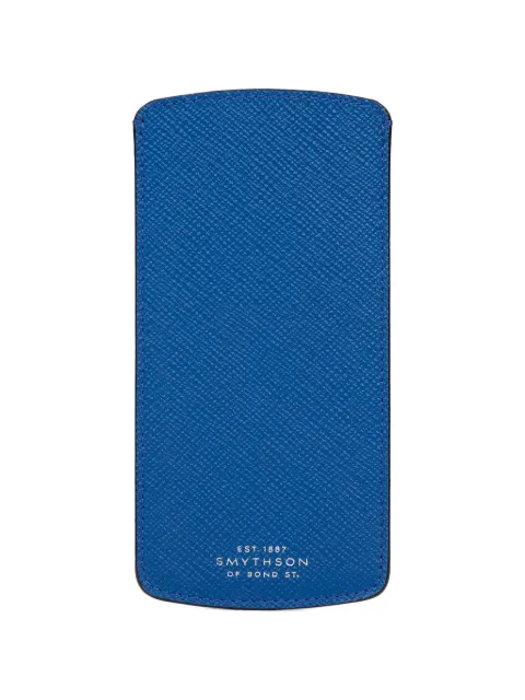 Smythson Panama leather glasses case
