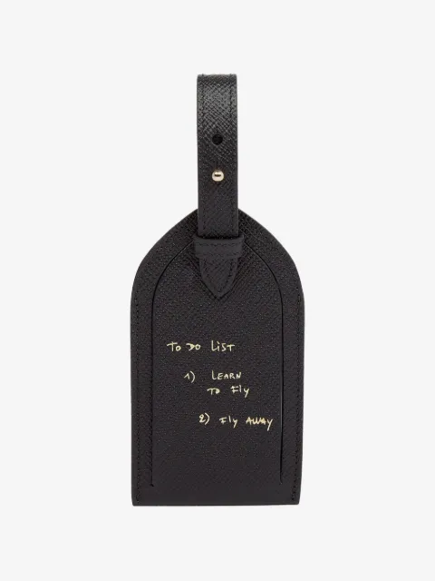 Smythson x Thomas Lélu Panama luggage tag