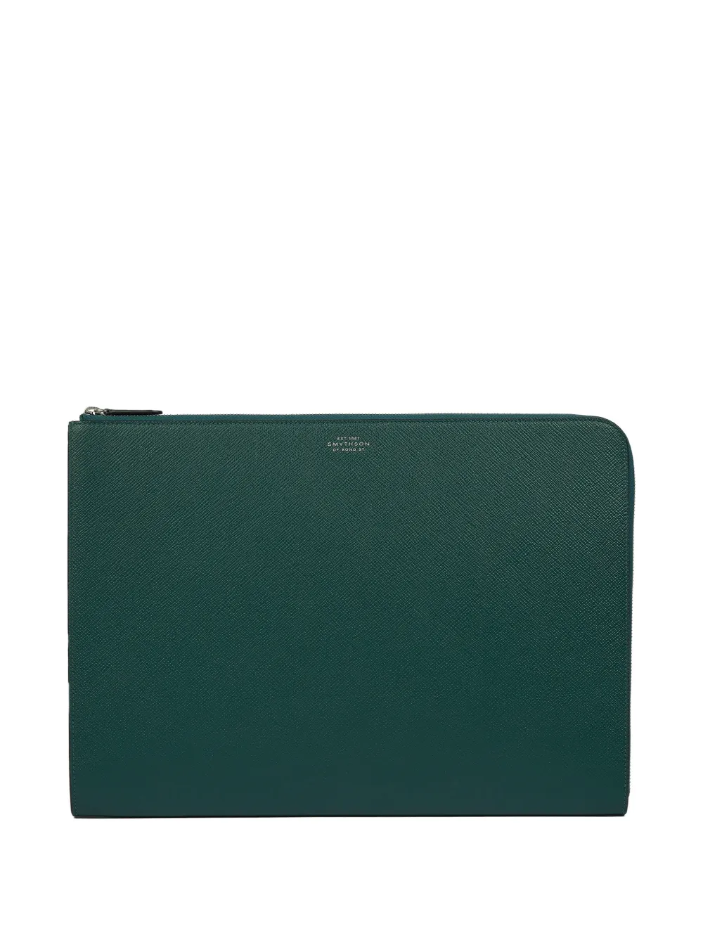 Smythson Custodia porta pc Panama grande - Verde
