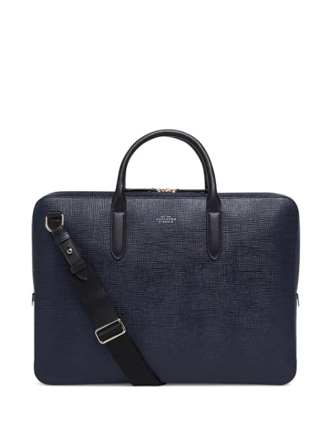 Smythson large Panama briefcase