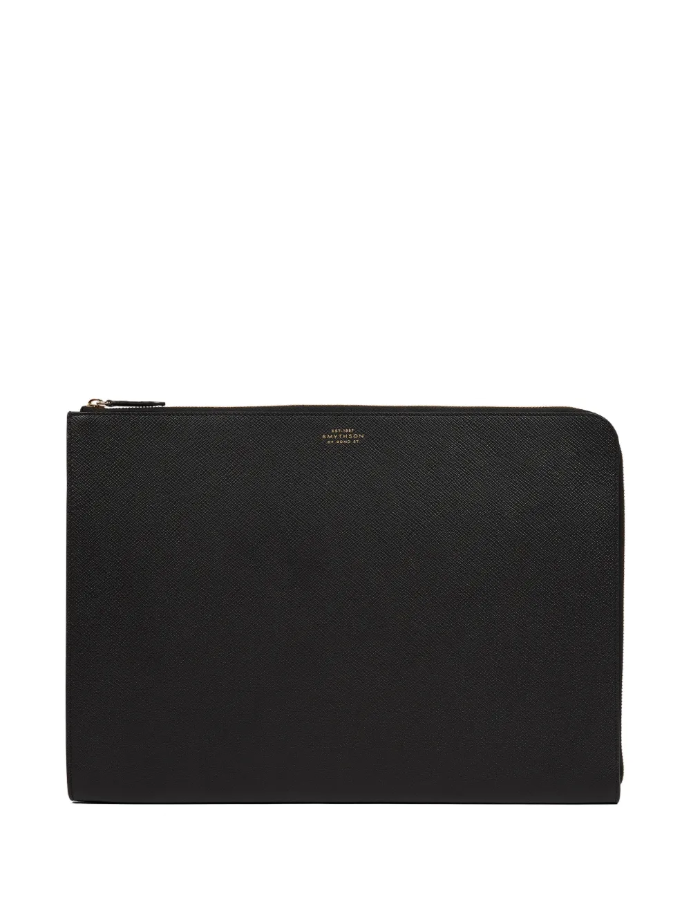 Smythson Borsa porta pc Panama grande - Nero