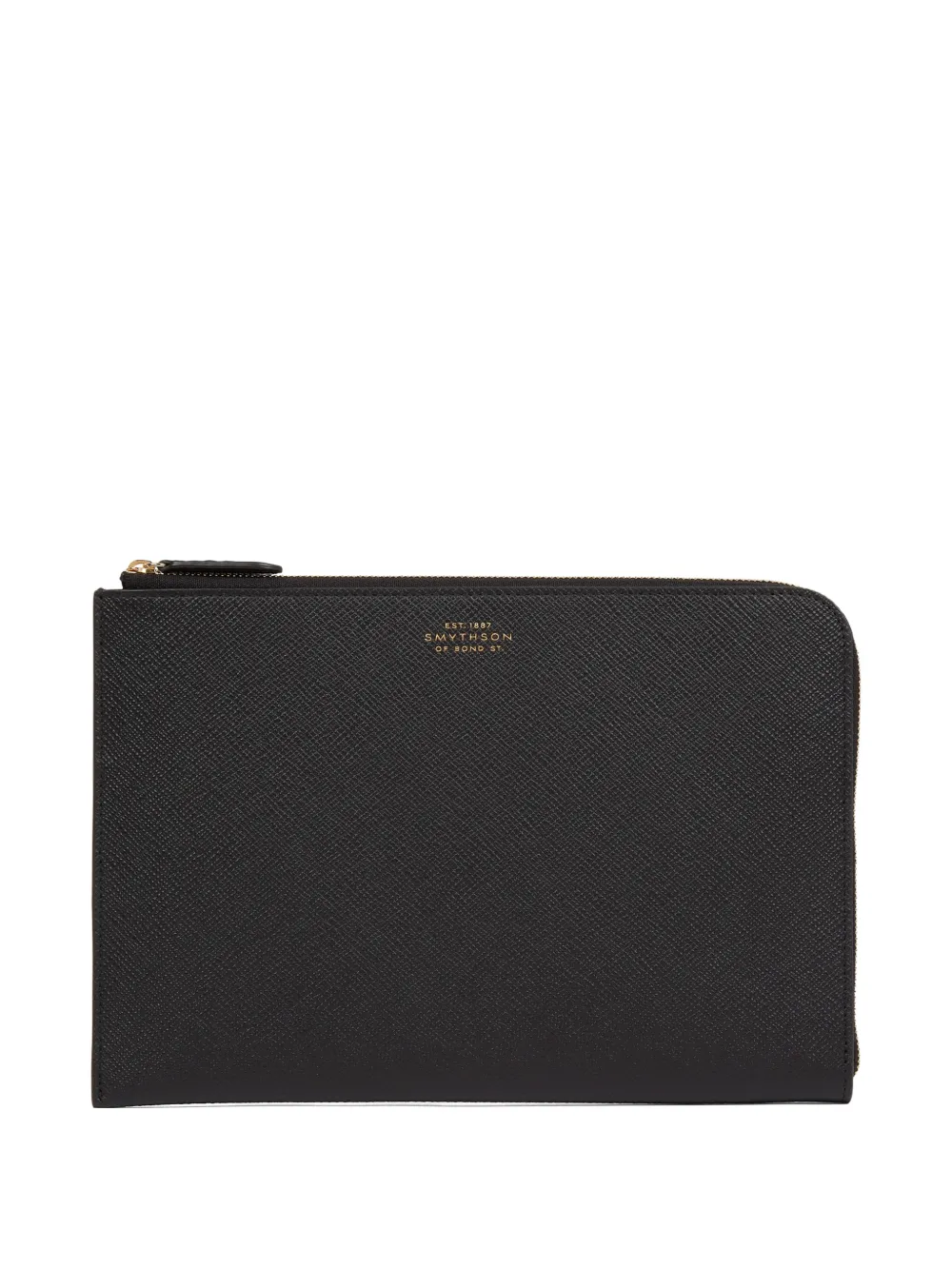 Smythson Pouch Panama - Nero