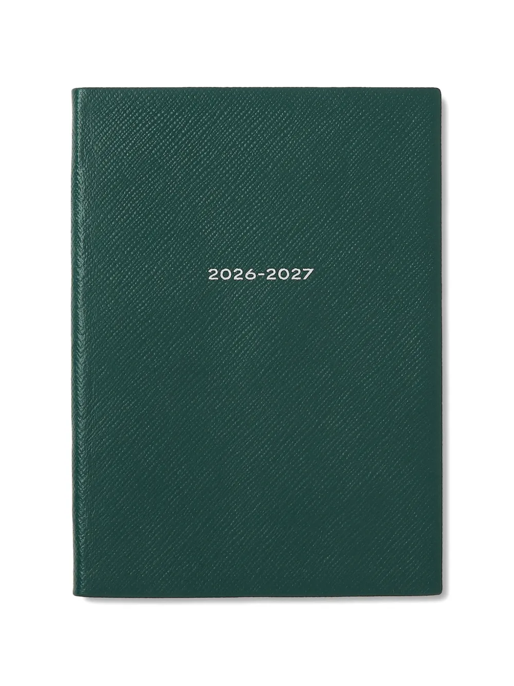 Smythson 2026-2027 Soho weekly diary - Grün