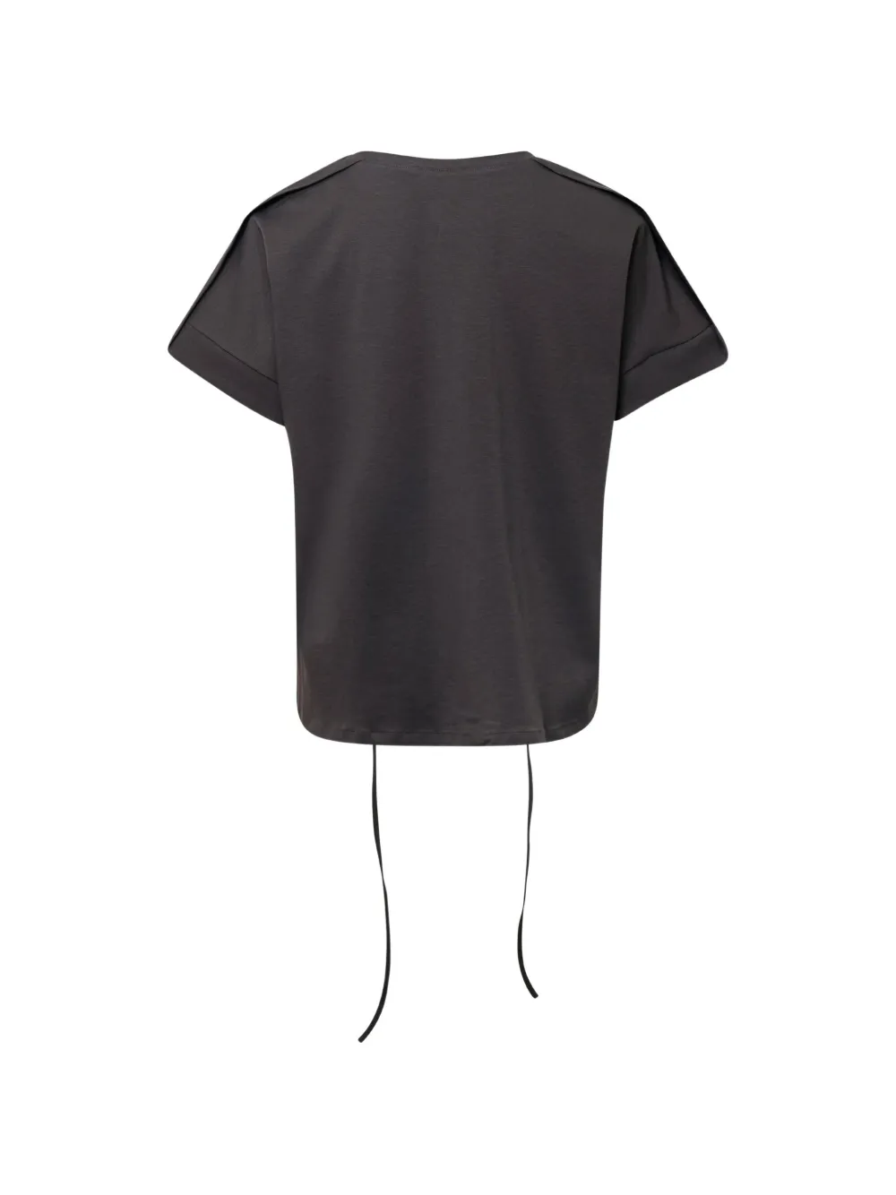  Kumann Yhj Drawstring Detail T-shirt - Grey 