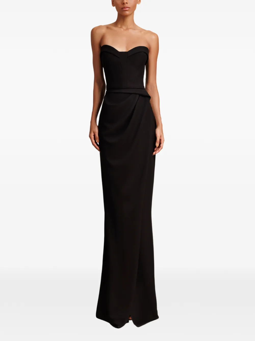 Gemy Maalouf Strapless jurk Zwart