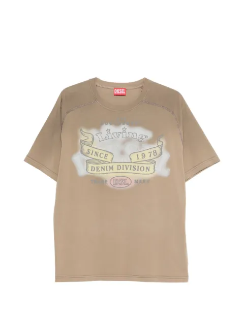 Diesel playera con estampado gráfico