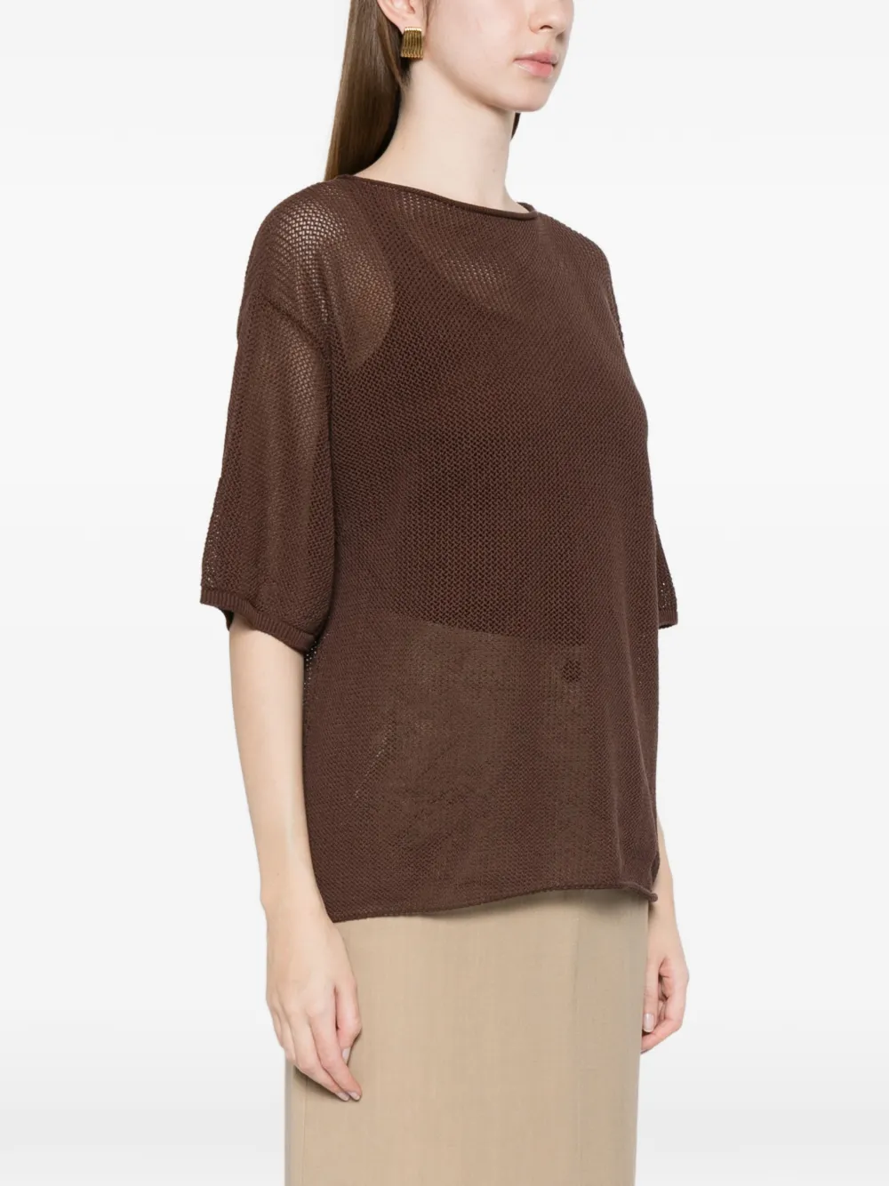  Antonelli Knitted Sweater - Brown 