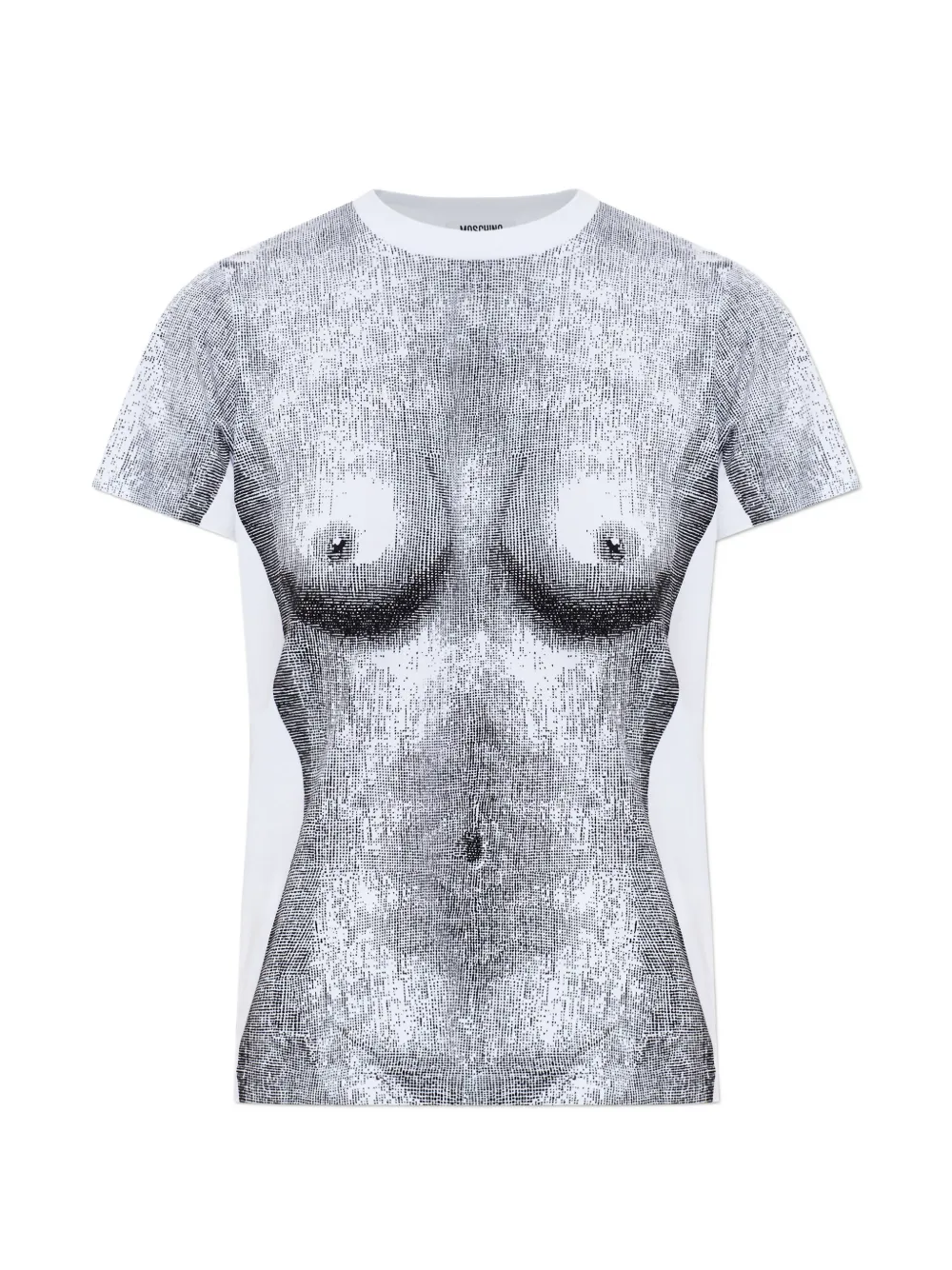 Moschino print T-shirt - Weiß