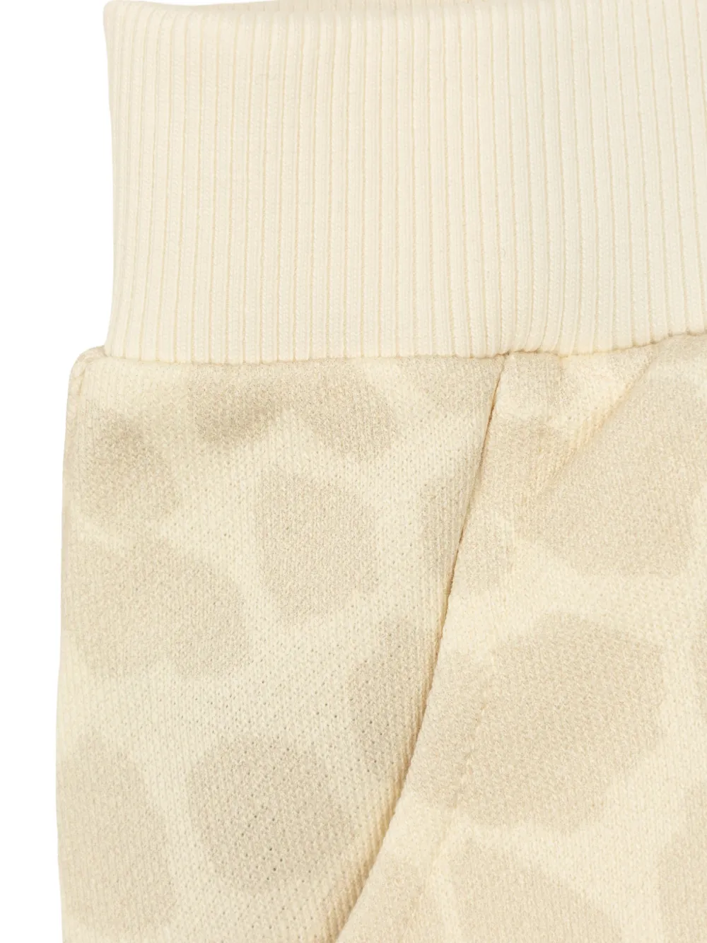  Balmain Kids Print Logo Shorts - Neutrals 