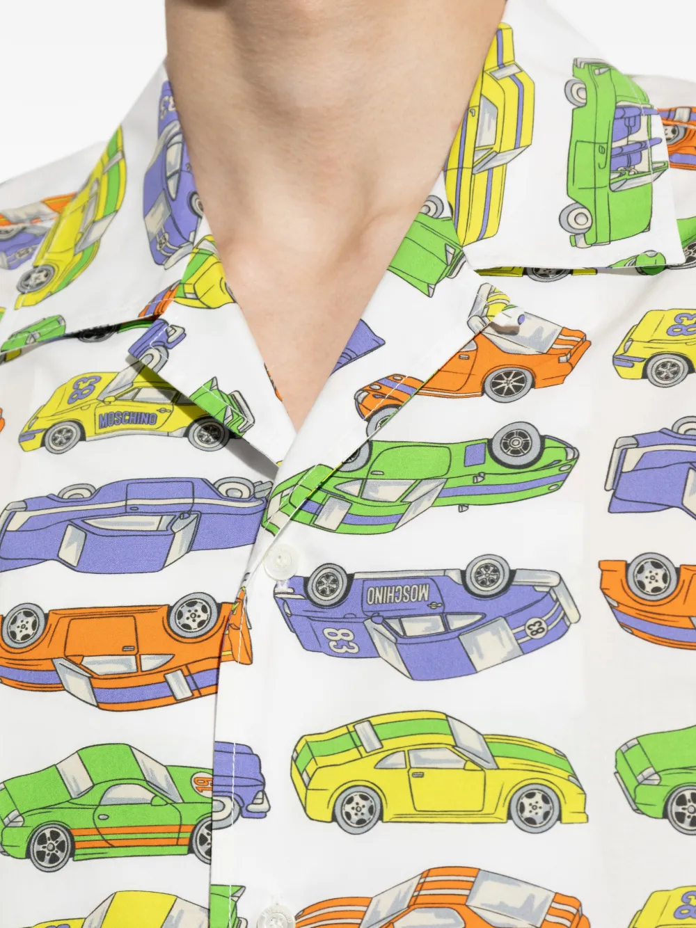Moschino Overhemd met print Wit