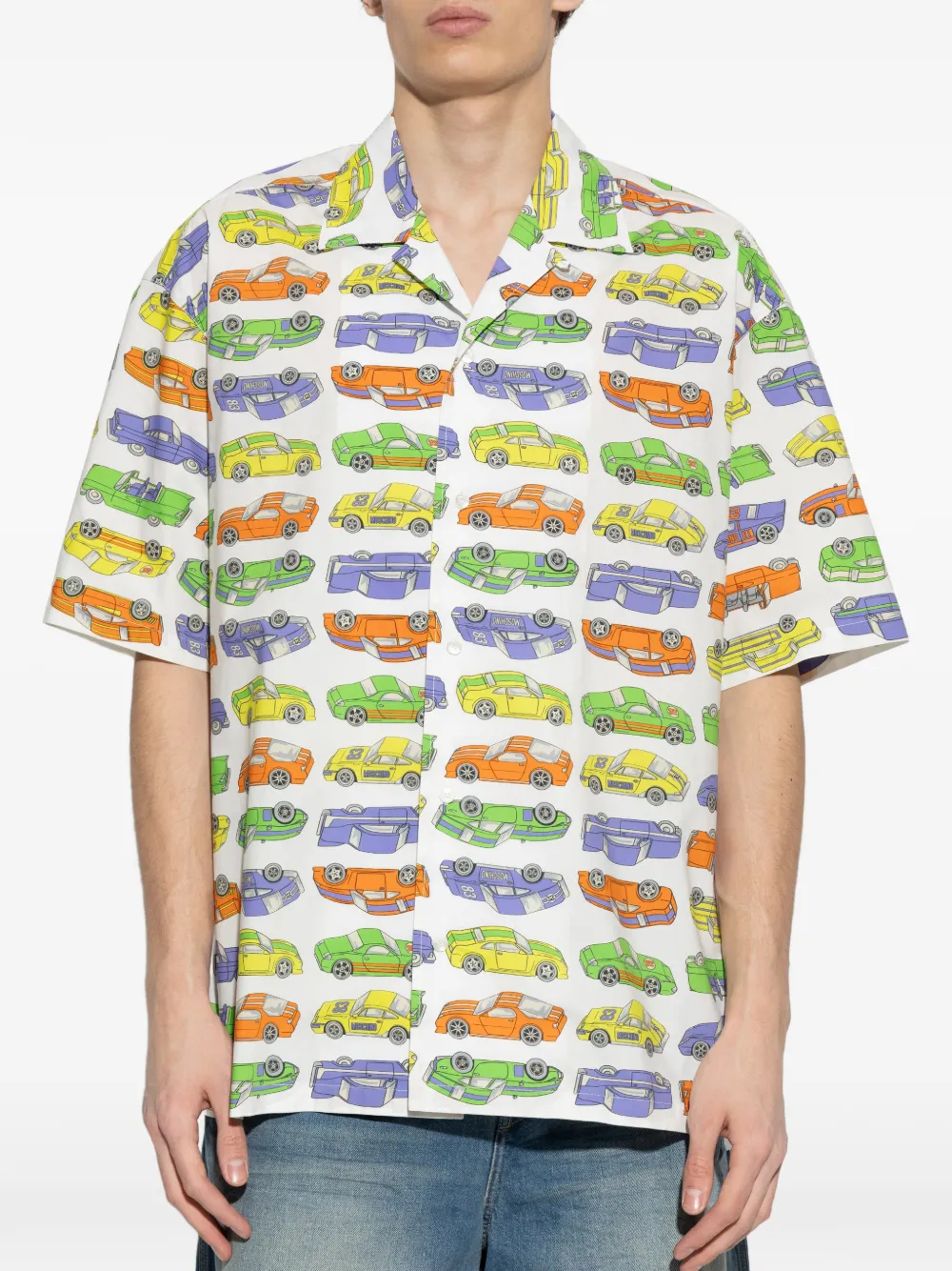 Moschino Overhemd met print Wit