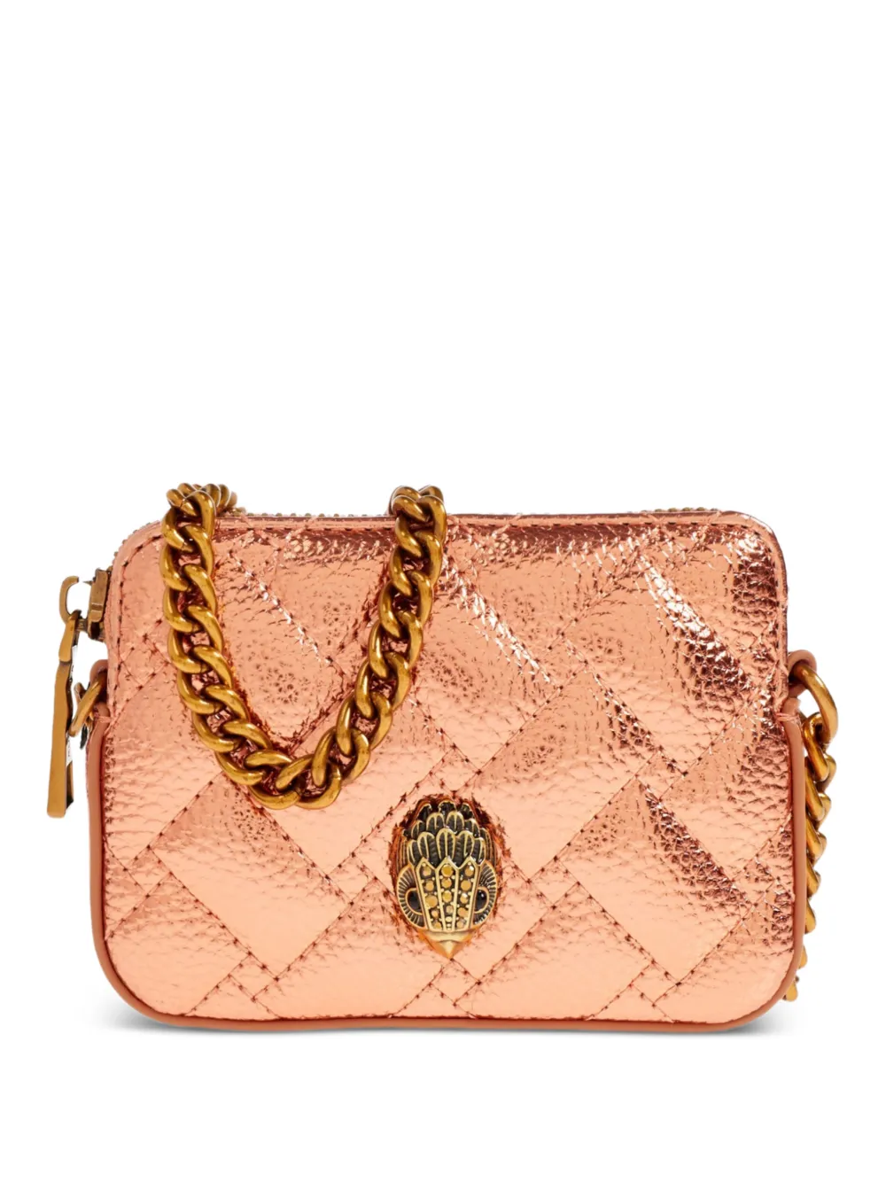 Kurt Geiger London Kensington quilted camera bag - Rosa