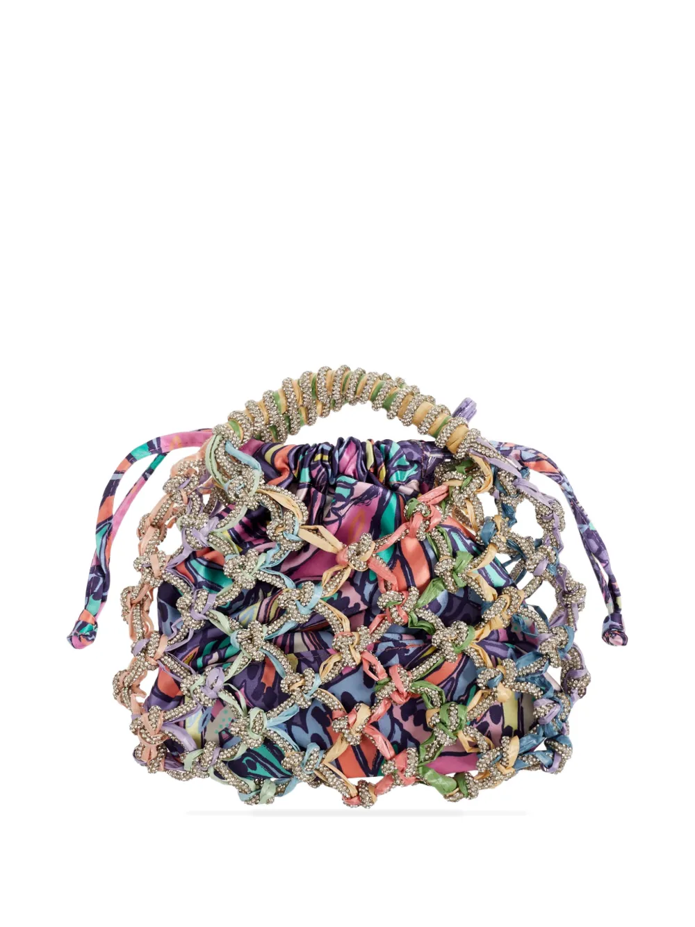  Kurt Geiger London Crystal-embellishment Mini Bag - Purple 