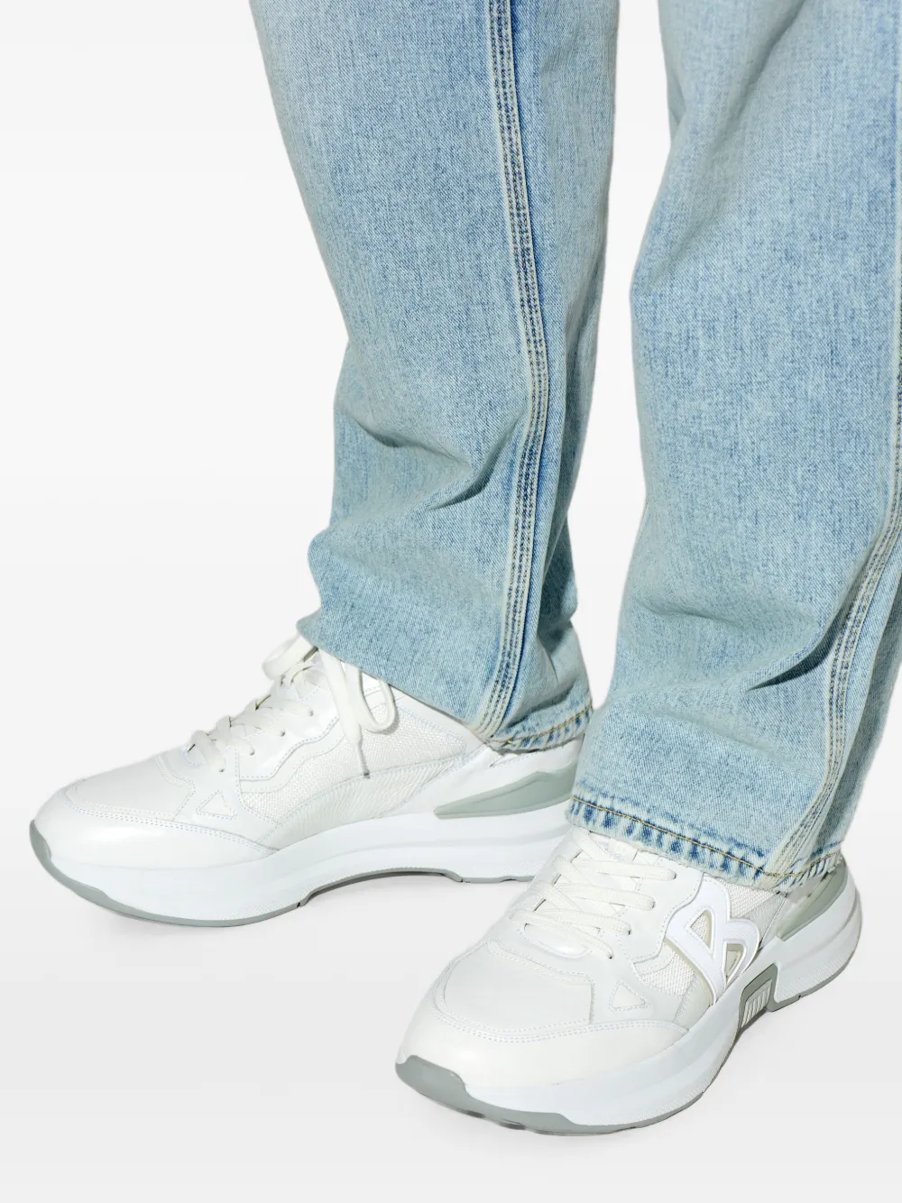 BOGNER Sneakers met logopatch Wit