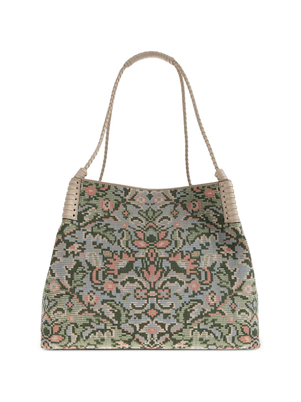  Etro Pegasus Floral Tote Bag - Blue 