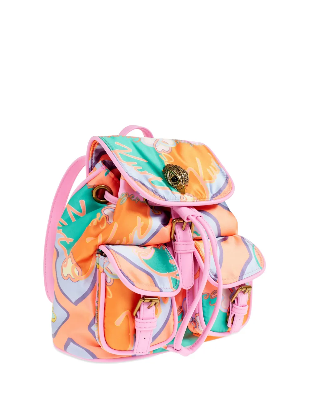 Kurt Geiger London printed backpack - Arancione