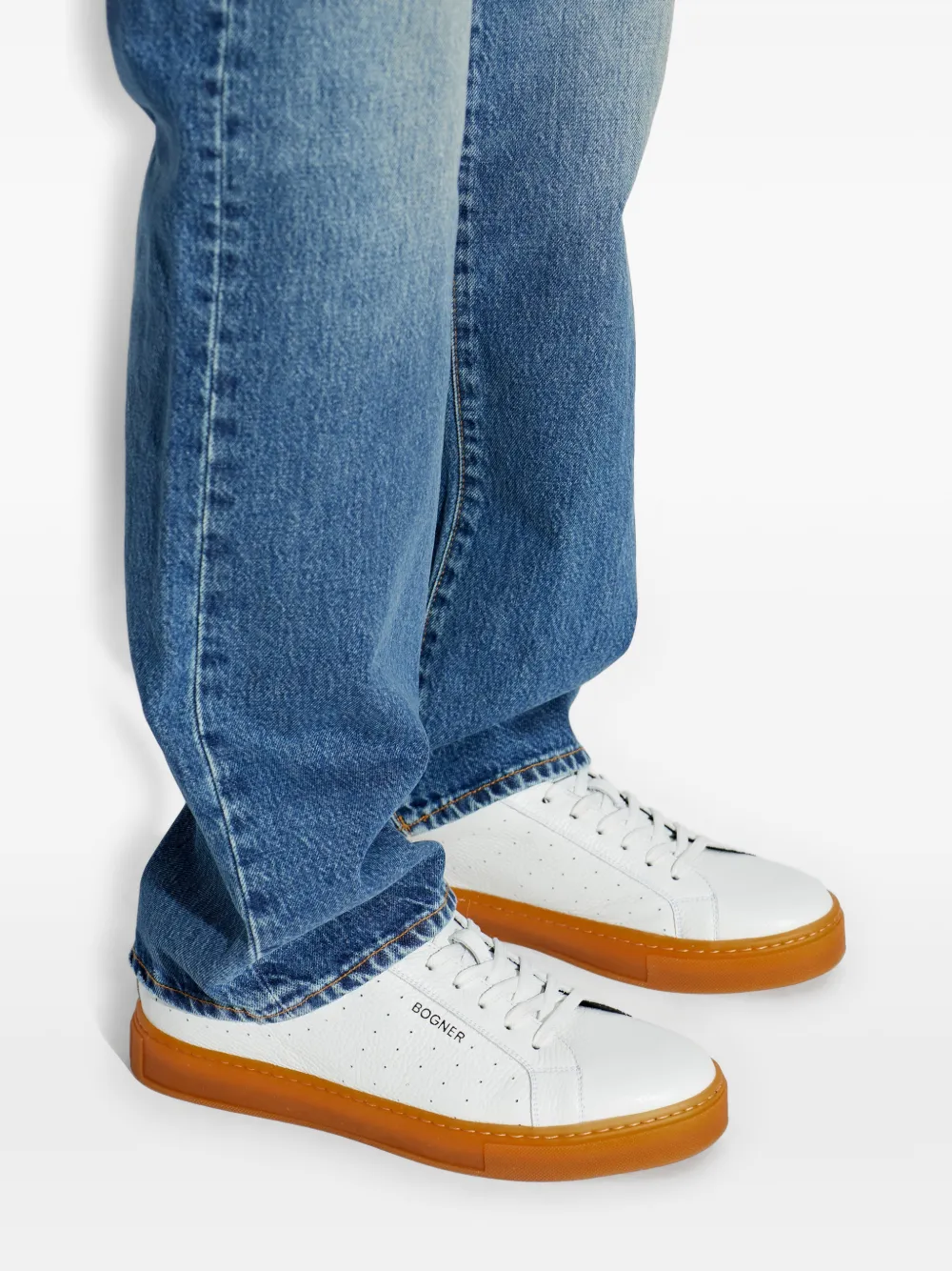 BOGNER Geperforeerde sneakers Wit