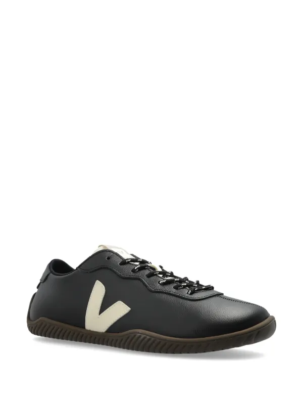 新品　VEJA ブラック スニーカー　24㎝ VEJA レザー スニーカー | ブラック | FARFETCH JP