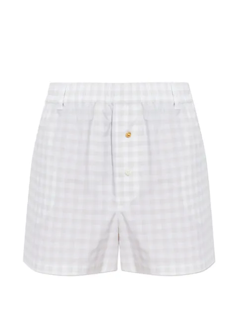 Moschino Shorts mit Vichy-Karomuster