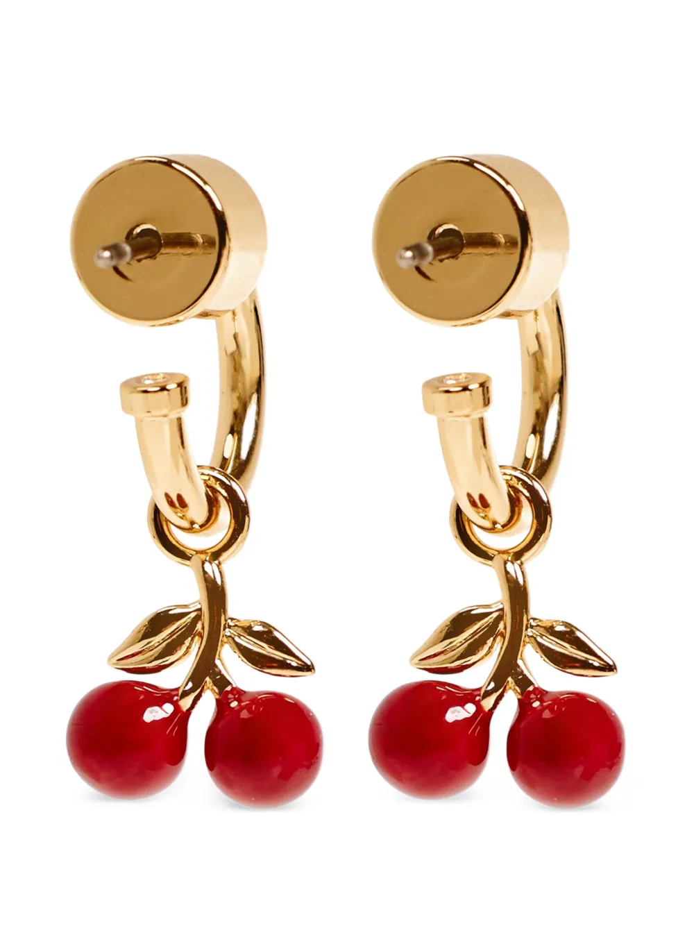  Coach Cherry-pendant Drop Earrings - Gold 