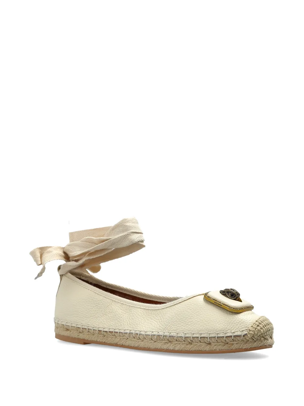 Kurt Geiger London Sneakers verfraaid met strik Beige